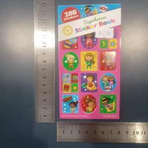 Sticker Book - Superheroes Girl