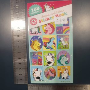 Sticker Book - Unicorns And Zebras