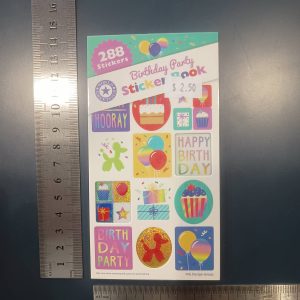 Sticker Book - Birthday Party