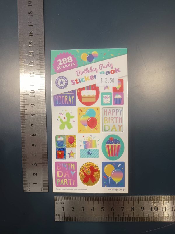Sticker Book - Birthday Party
