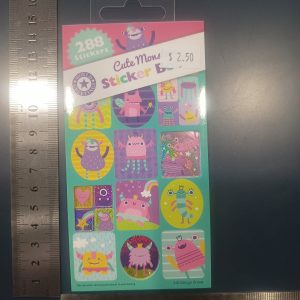 Sticker Book - Cake Monster