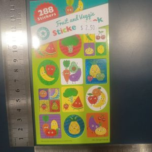 Sticker Book - Fruit And Veggie